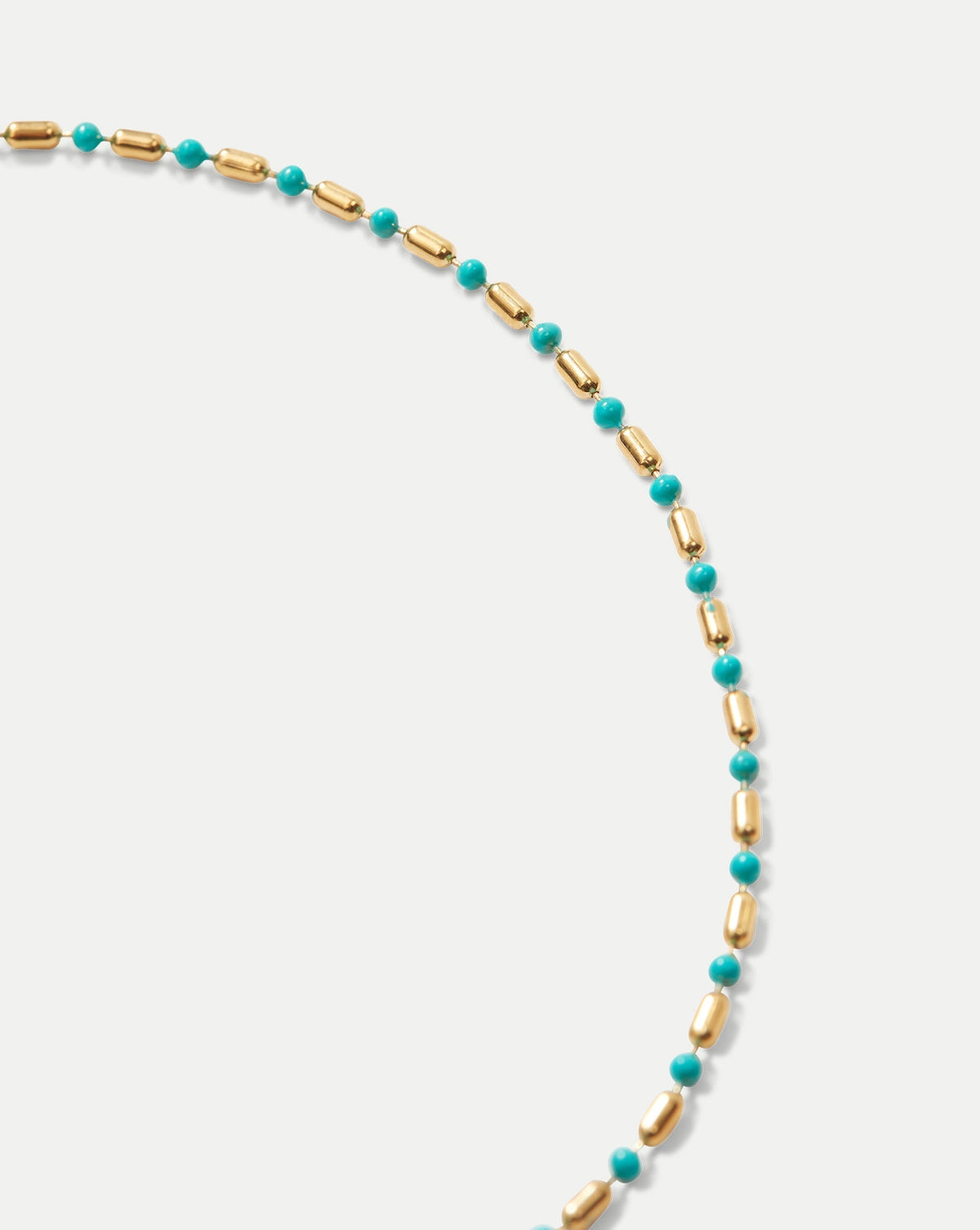 Enamel Bead Chain Anklet