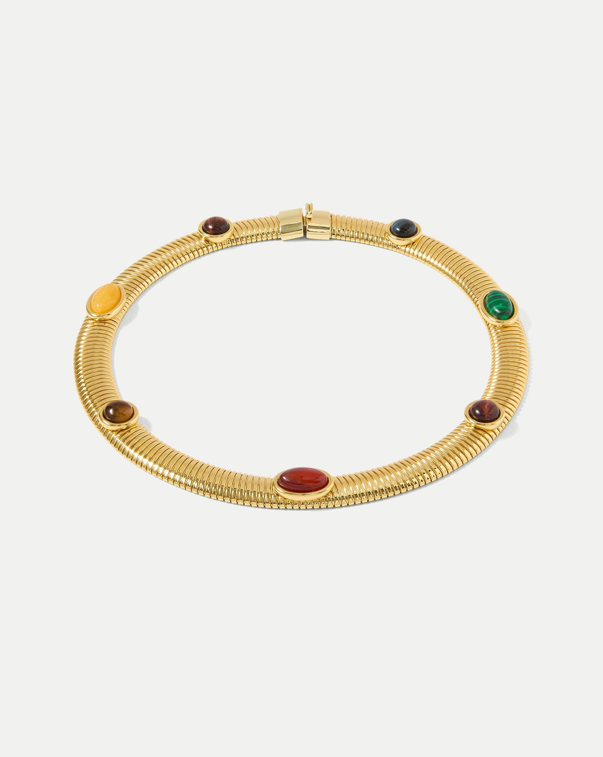 Embellished Tubogas Collar Necklace