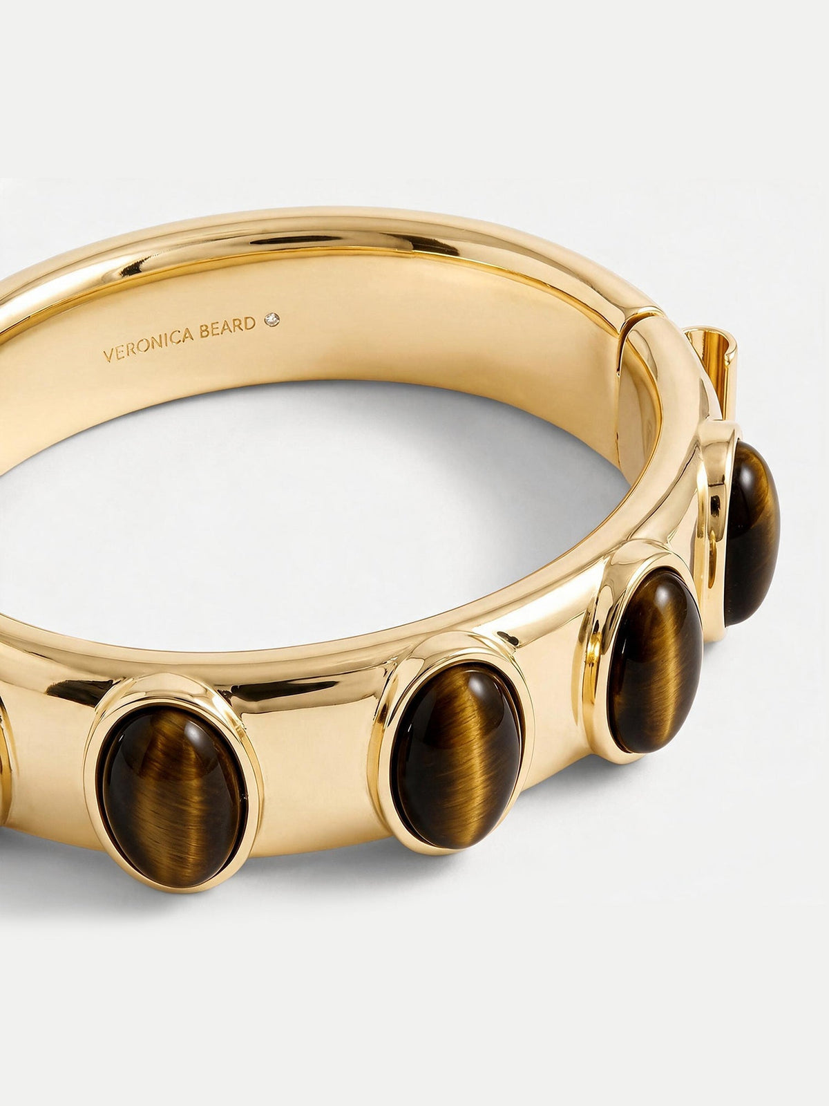 Tiger’s Eye Cabochon Bangle