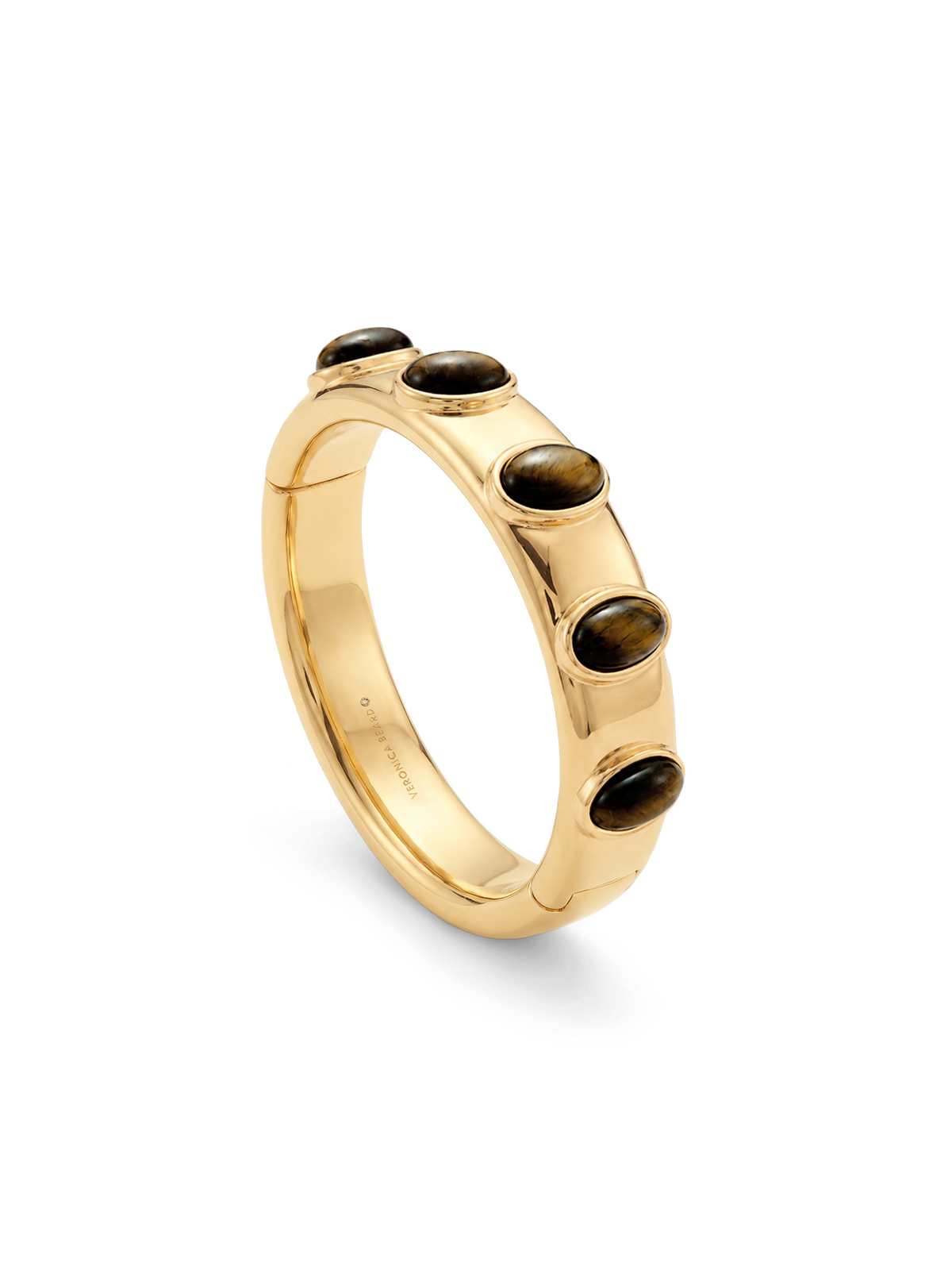 Tiger’s Eye Cabochon Bangle