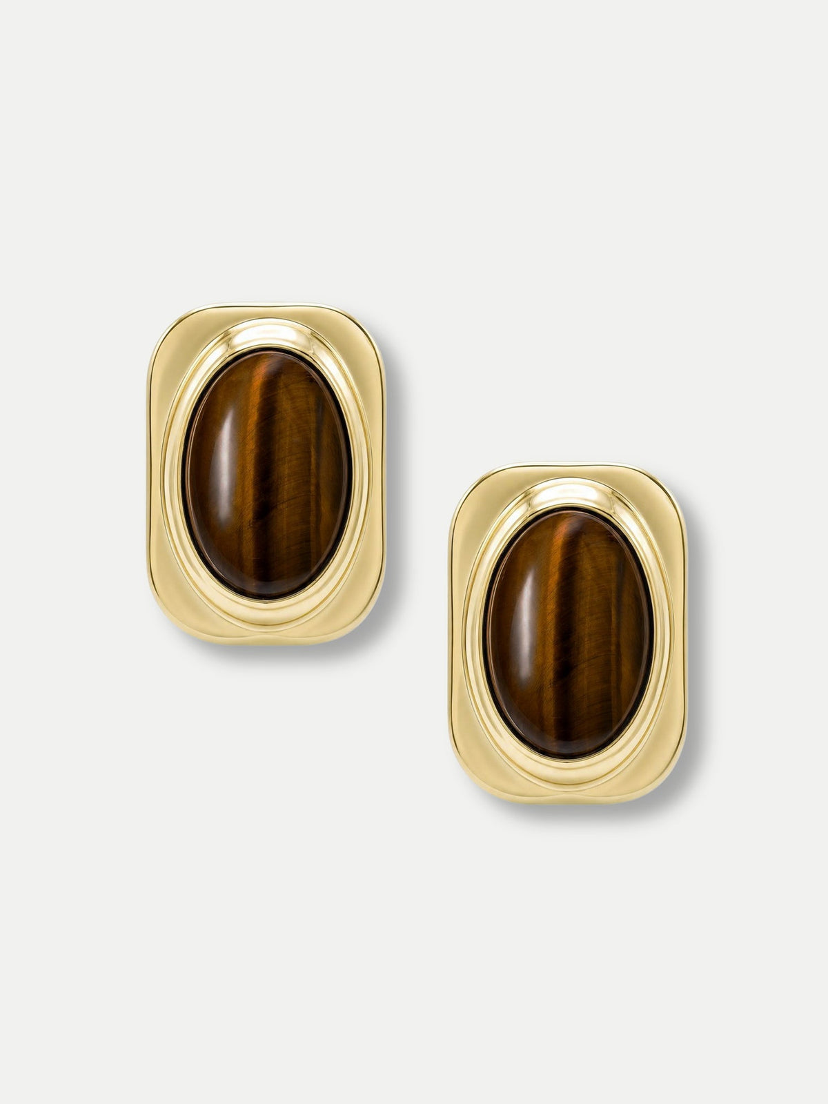 Tiger’s Eye Post Earring