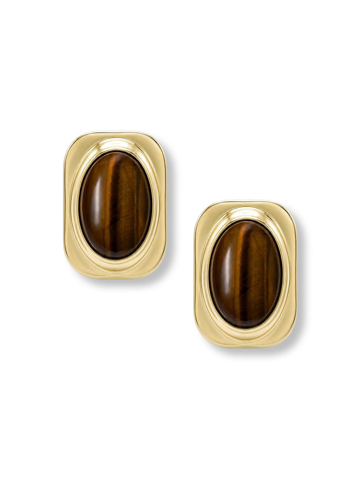 Tiger’s Eye Post Earring