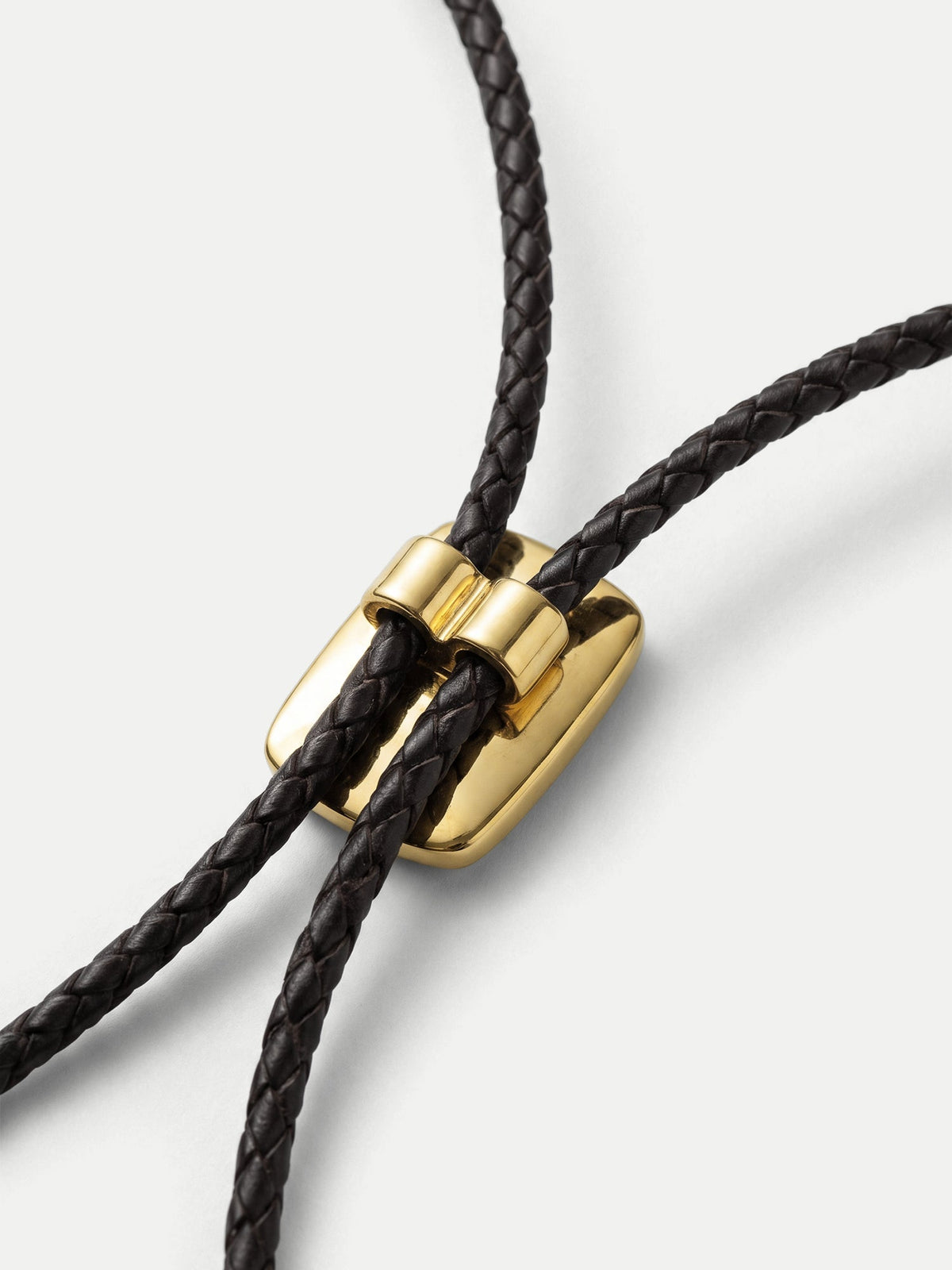 Braided Leather Bolo