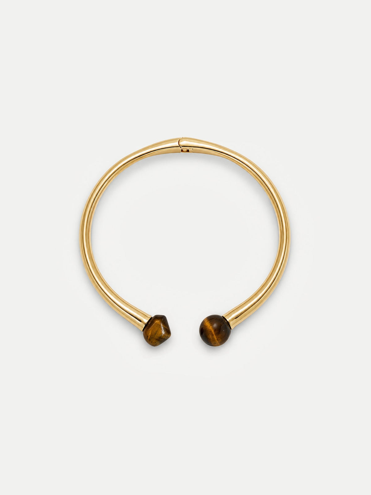 Tiger’s Eye Open Collar Necklace