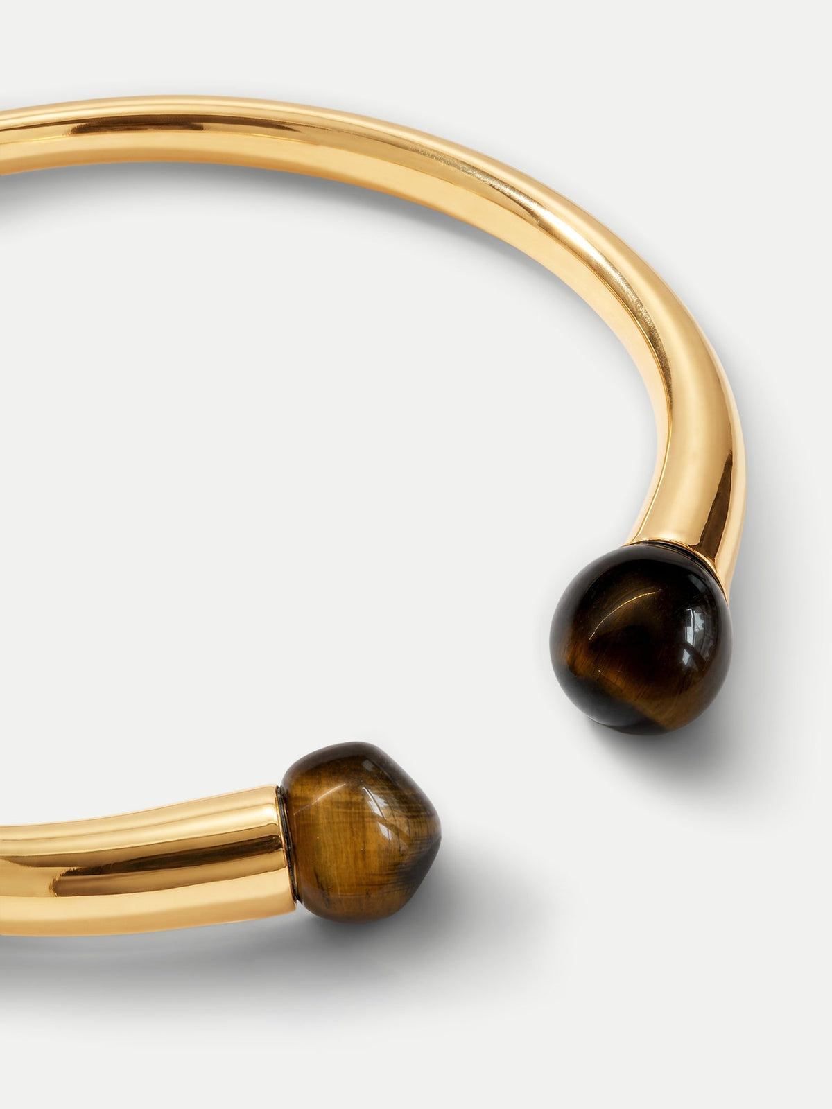 Tiger’s Eye Open Collar Necklace