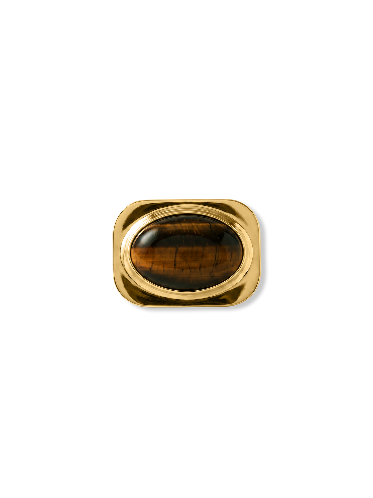 Tiger’s Eye Scarf Ring