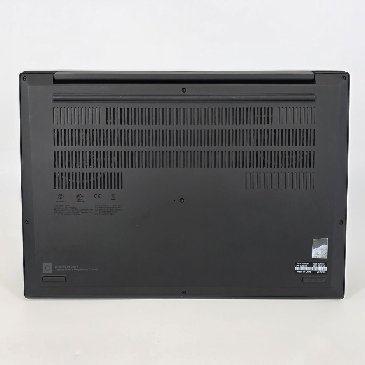 Lenovo ThinkPad P1 Gen 4 16 2021 Black 2.5 GHz Intel Core i7 11th