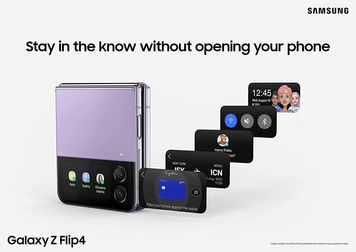 AT&T Samsung Galaxy Z Flip4 256GB - Bora Purple - SM-F721ULVEATT