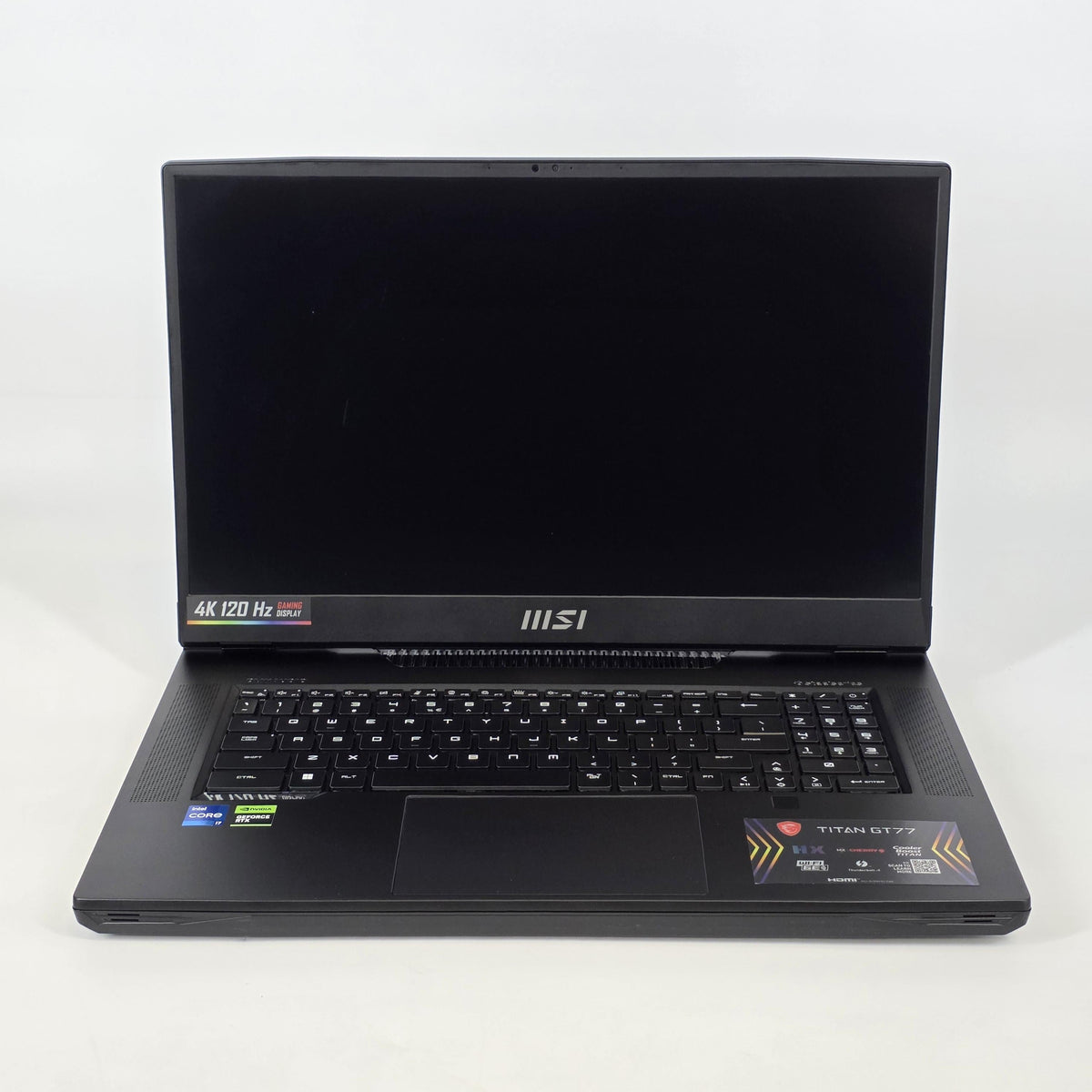 MSI Titan GT77 17.3 Black 2.0 GHz Intel Core i7 12th Gen. 32GB RAM