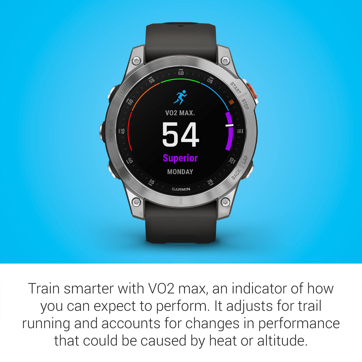 Garmin - epix (Gen 2) GPS Smartwatch 47mm Fiber-reinforced polymer - Steel - 010-02582-00