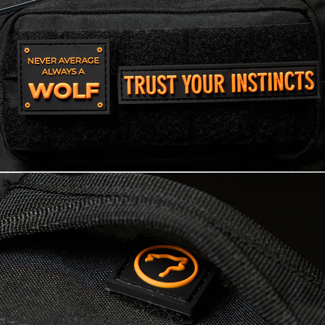 Orange Backpack Mini Patch Kit