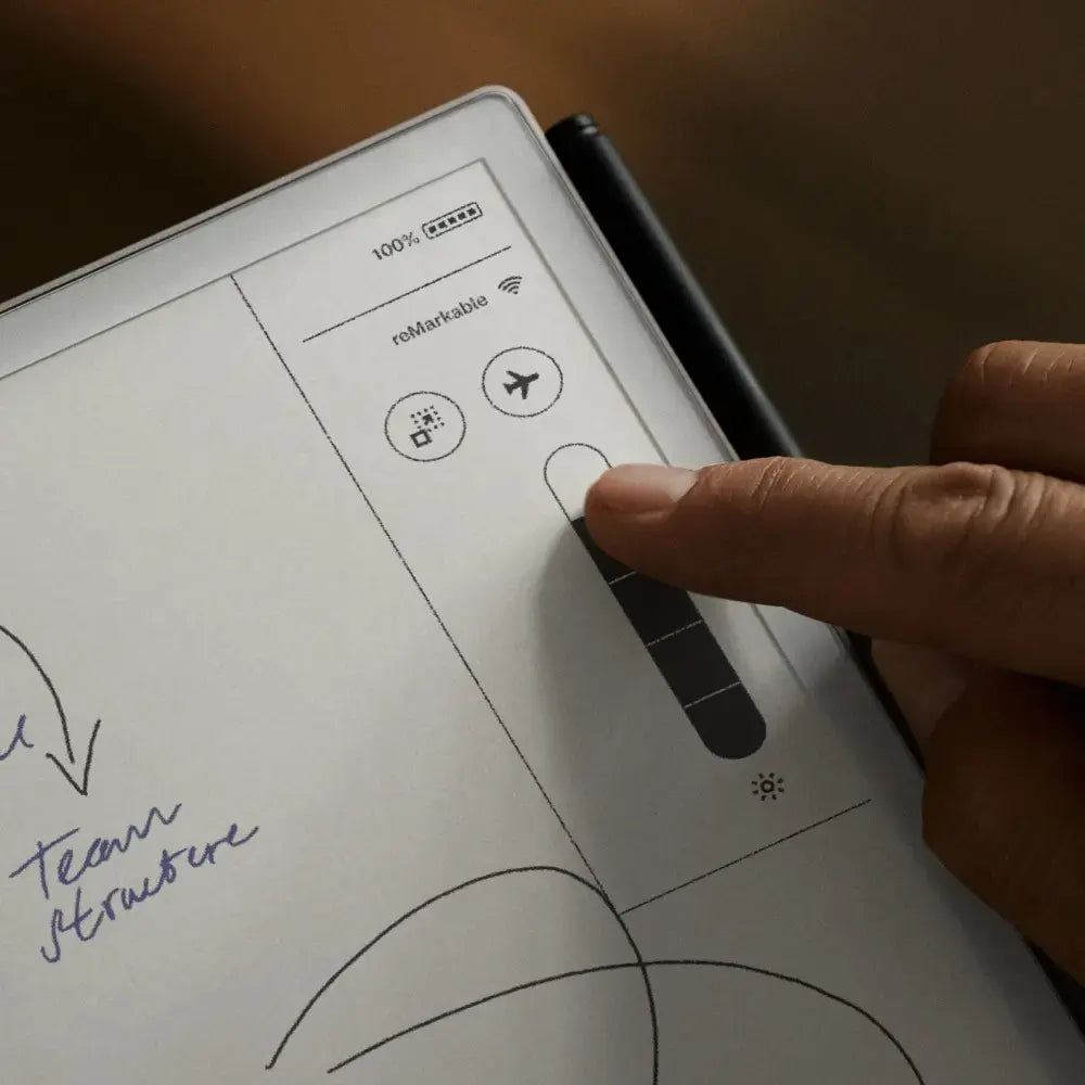 reMarkable Paper Pro - 11.8" Paper Tablet w/ Marker Plus and Book Folio in Mosaic Weave - Basalt - RM83C-1001NW