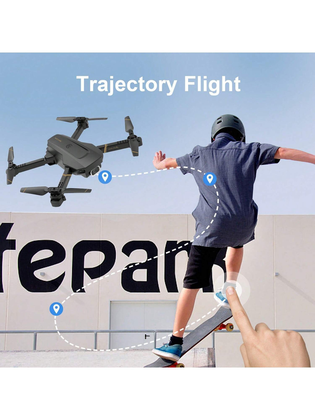 4DRC V4 Foldable Mini Drone with 4K/1080P HD Camera