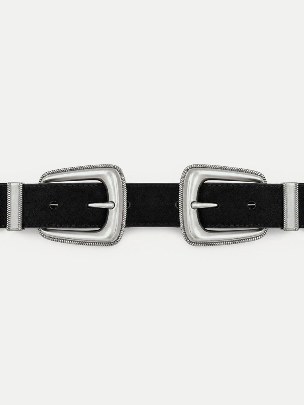 Double-Buckle Arch Waist Belt