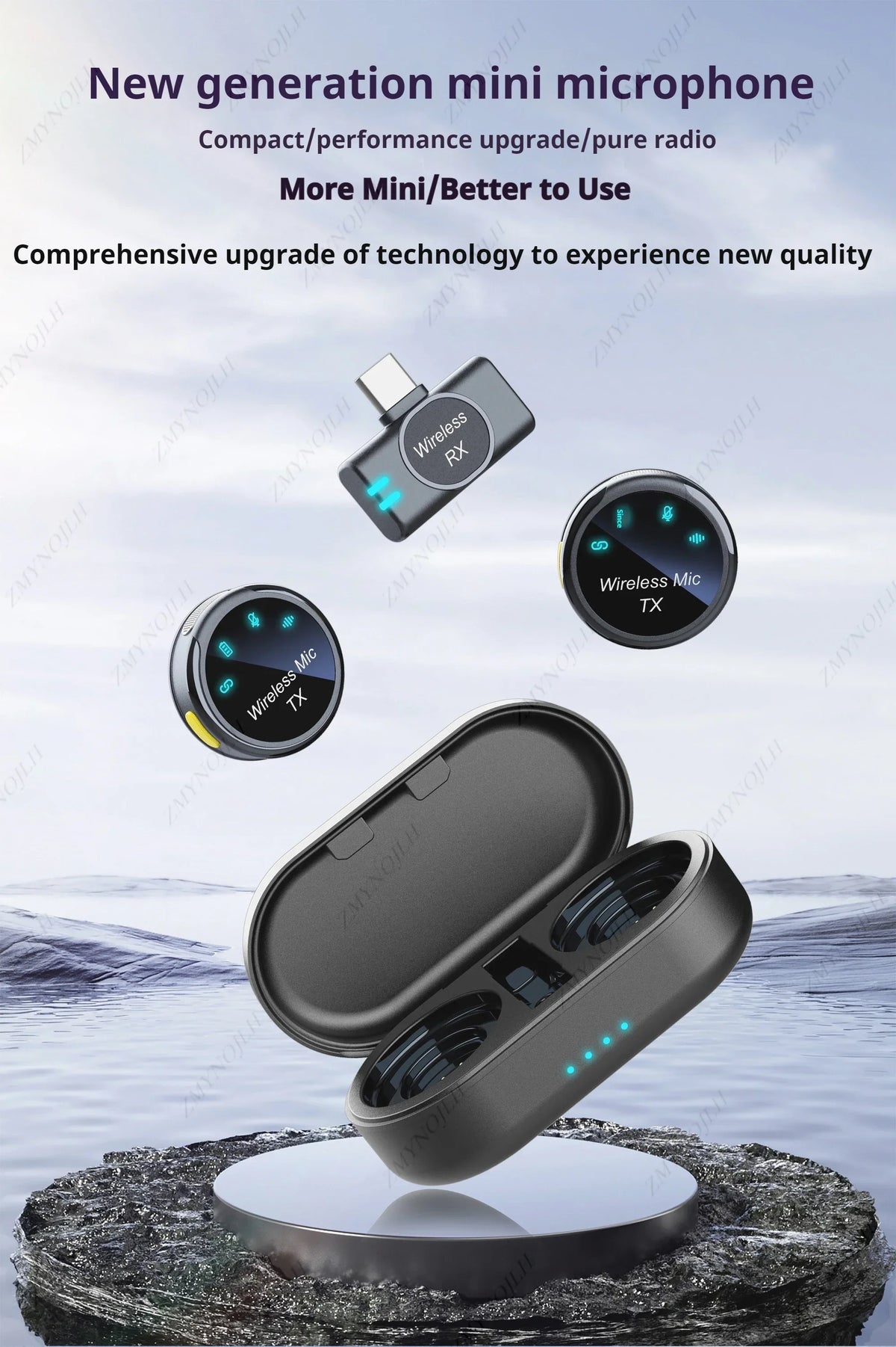New Magnetic Wireless Lavalier Microphone