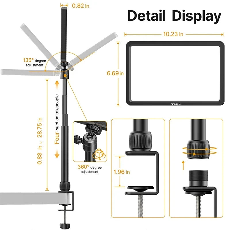VIJIM K20 Pro Desktop LED Panel Light