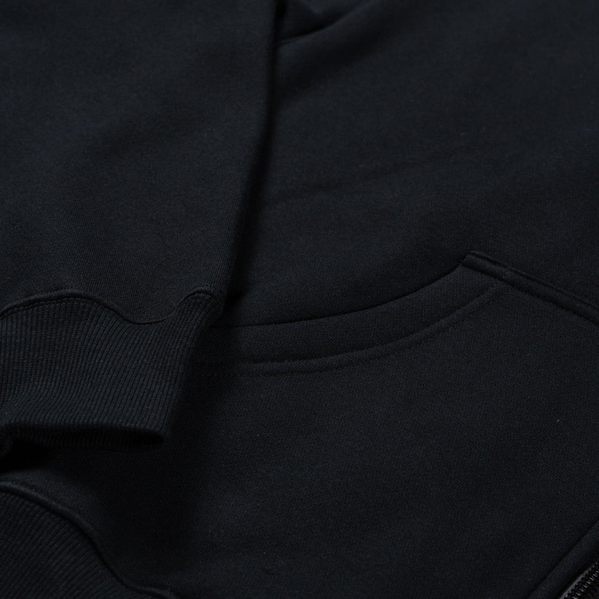 Gothic Black Full Zip Hoodie (SALE)