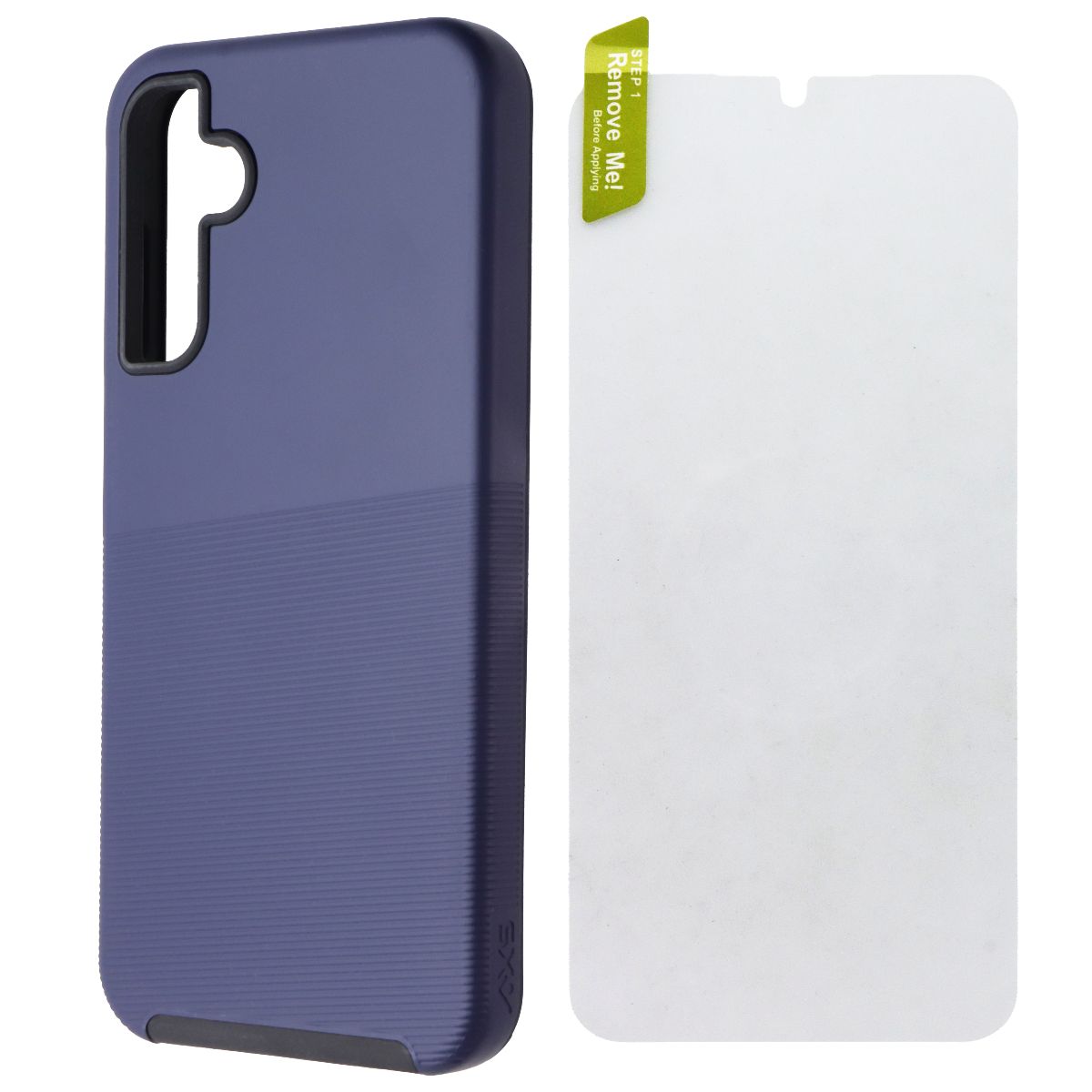 AXS ProTech Plus Pack (Rugged Case + Glass) for Samsung Galaxy A15 - Blue - New
