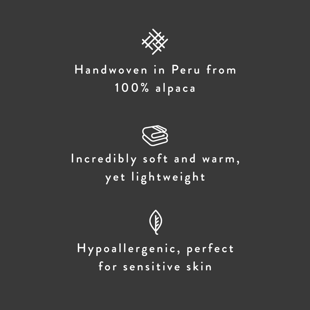 Nevado Alpaca Throw