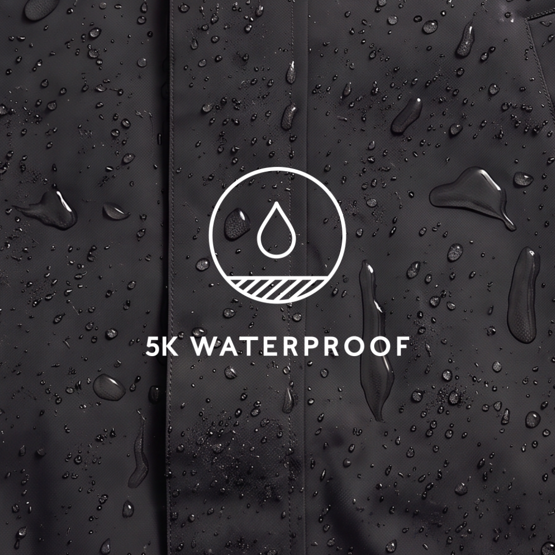 Aksel Mens Waterproof Insulated Parka - Black