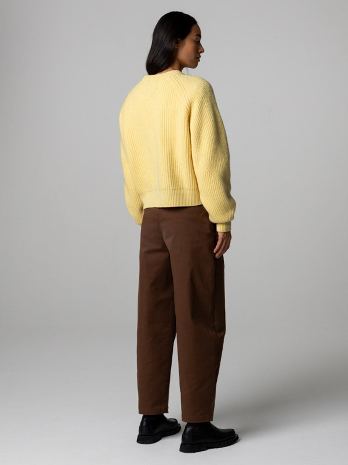Women's Amy Powney + Finisterre Fisherman Rib Crew Neck Jumper
