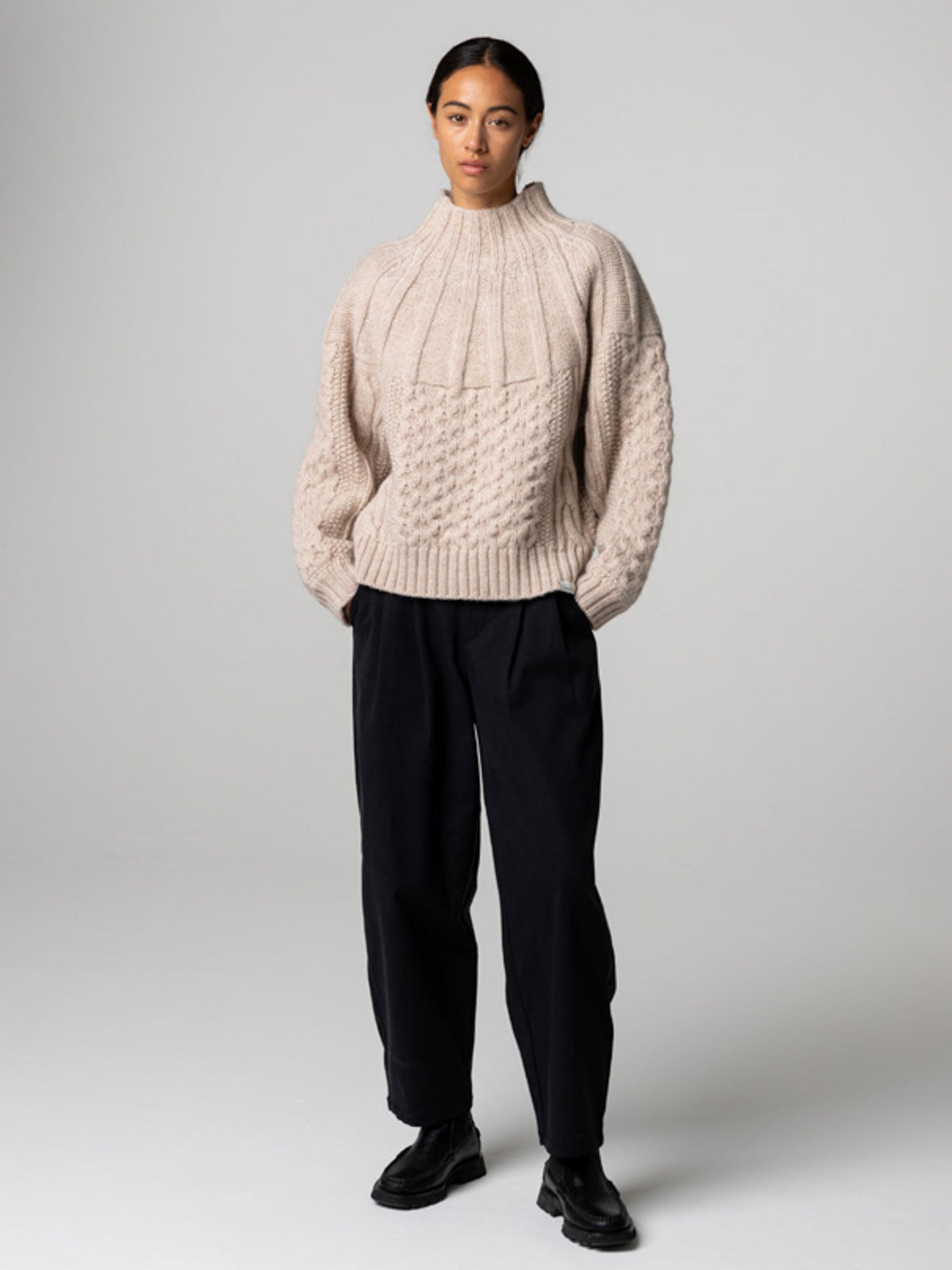Women's Amy Powney + Finisterre Aran Knit Jumper