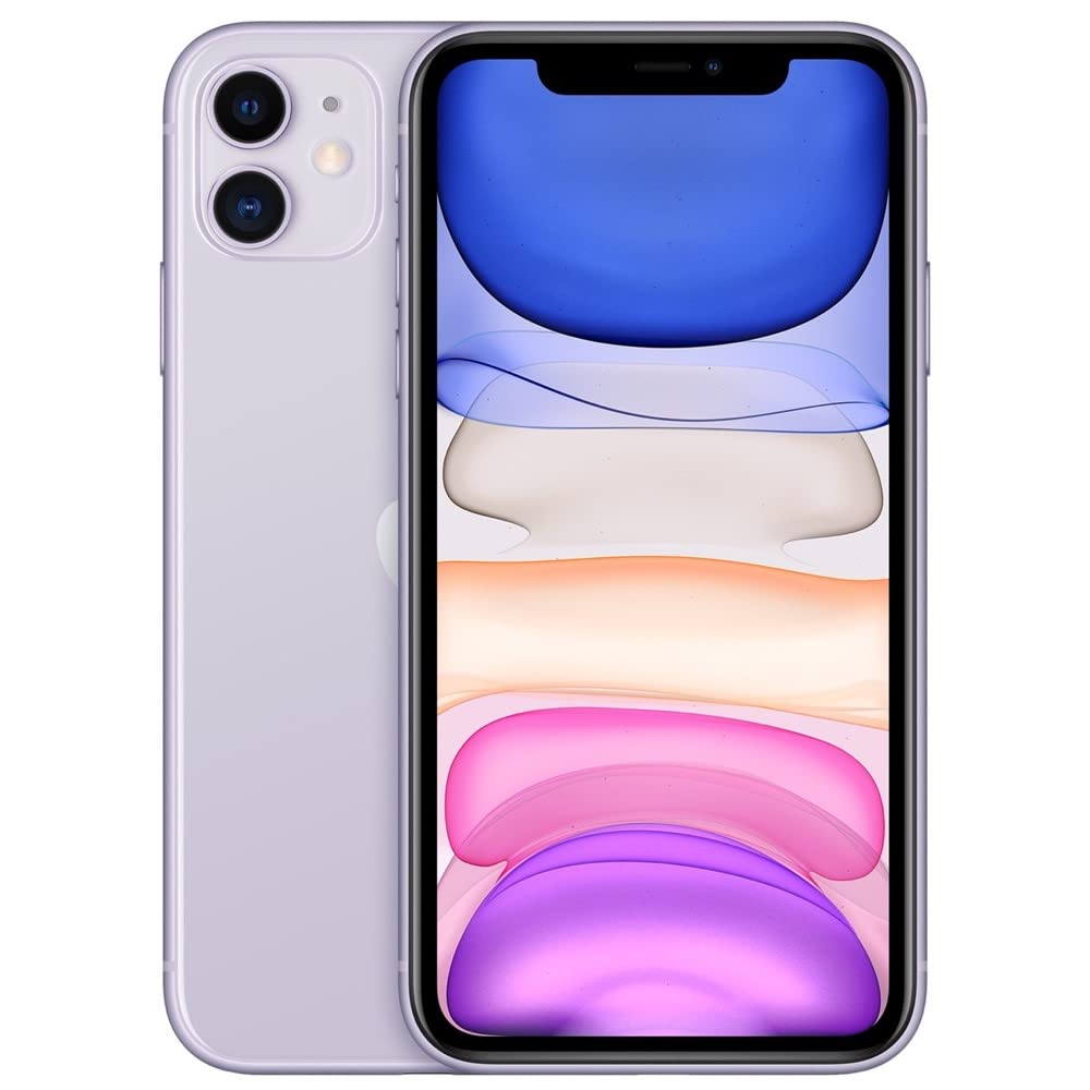 Unlocked - Apple iPhone 11, 64GB - Purple - MWKR2LL/A