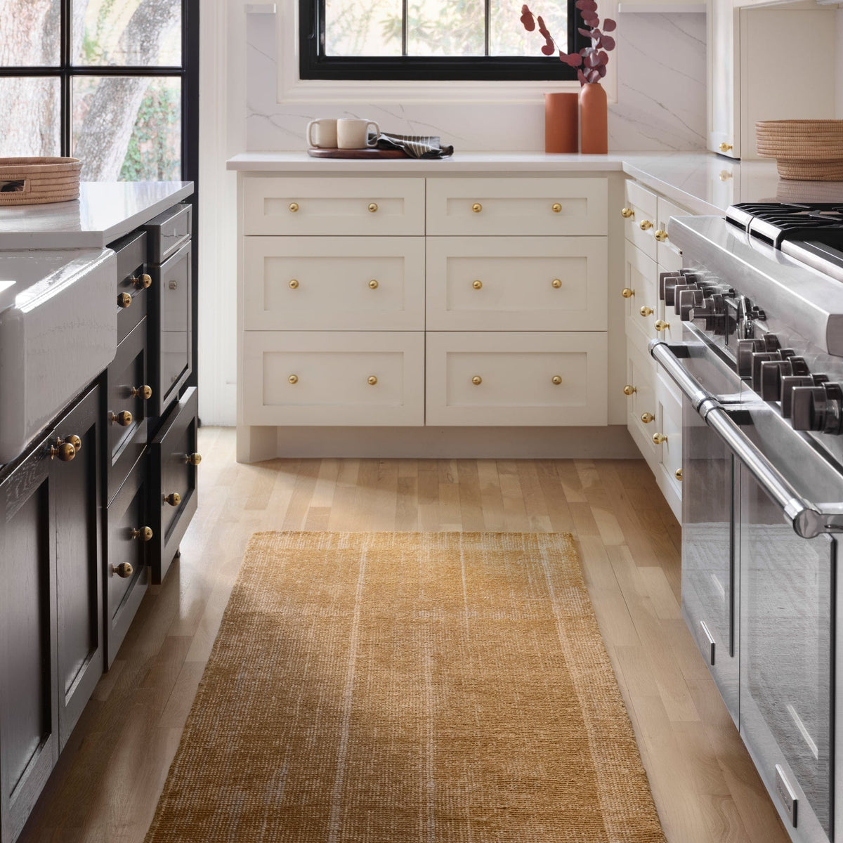 Artha Handwoven Striped Accent Rug