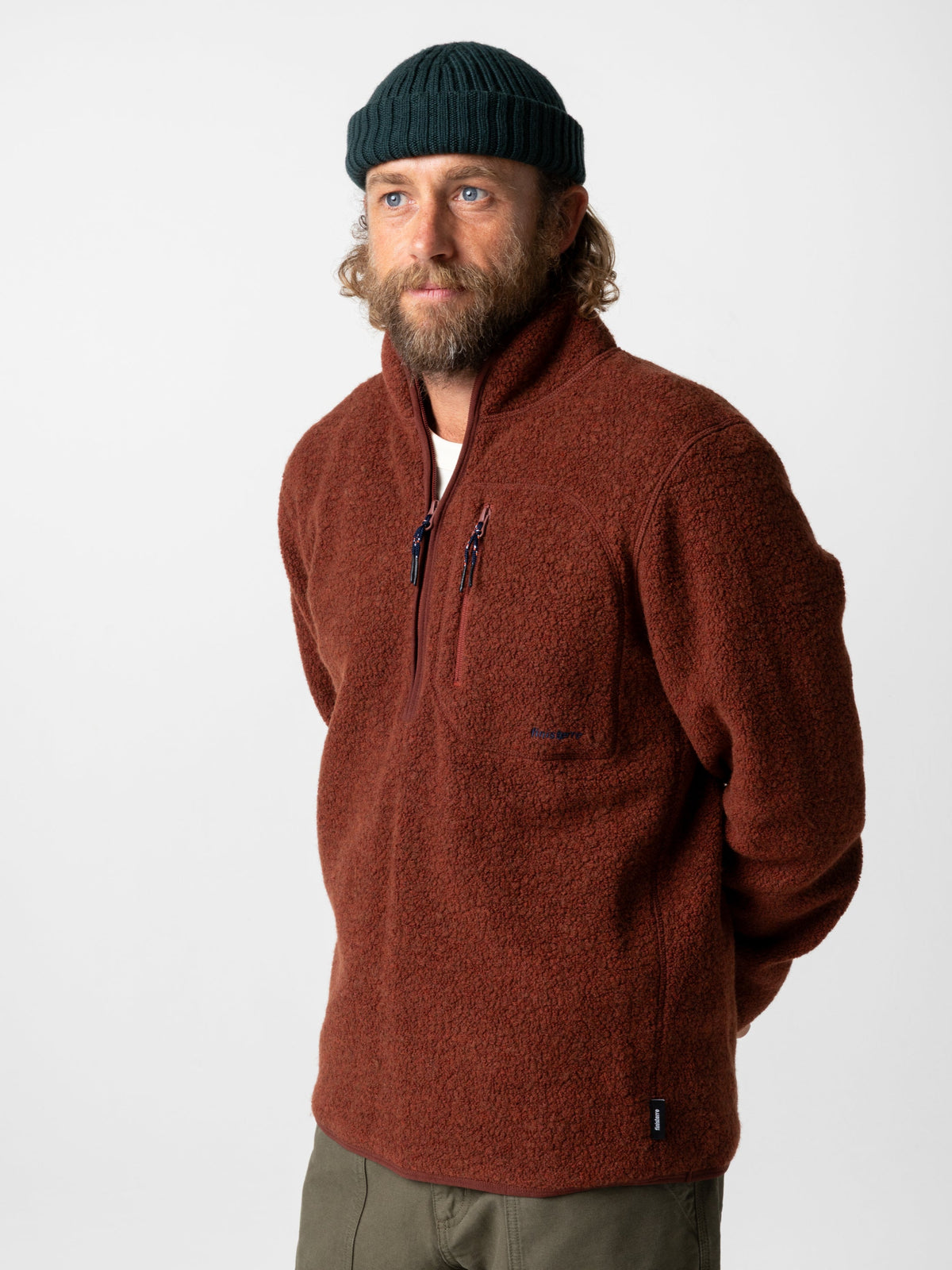 Men's Portell Wool 1/4 Zip Fleece