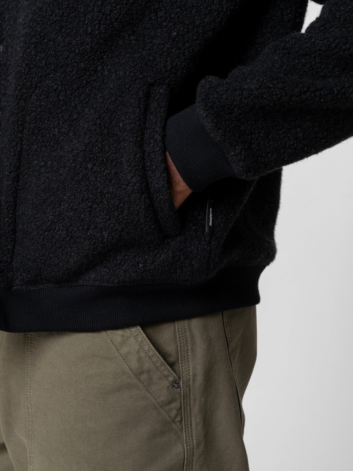 Men's Portell Wool Fleece Bomber Jacket