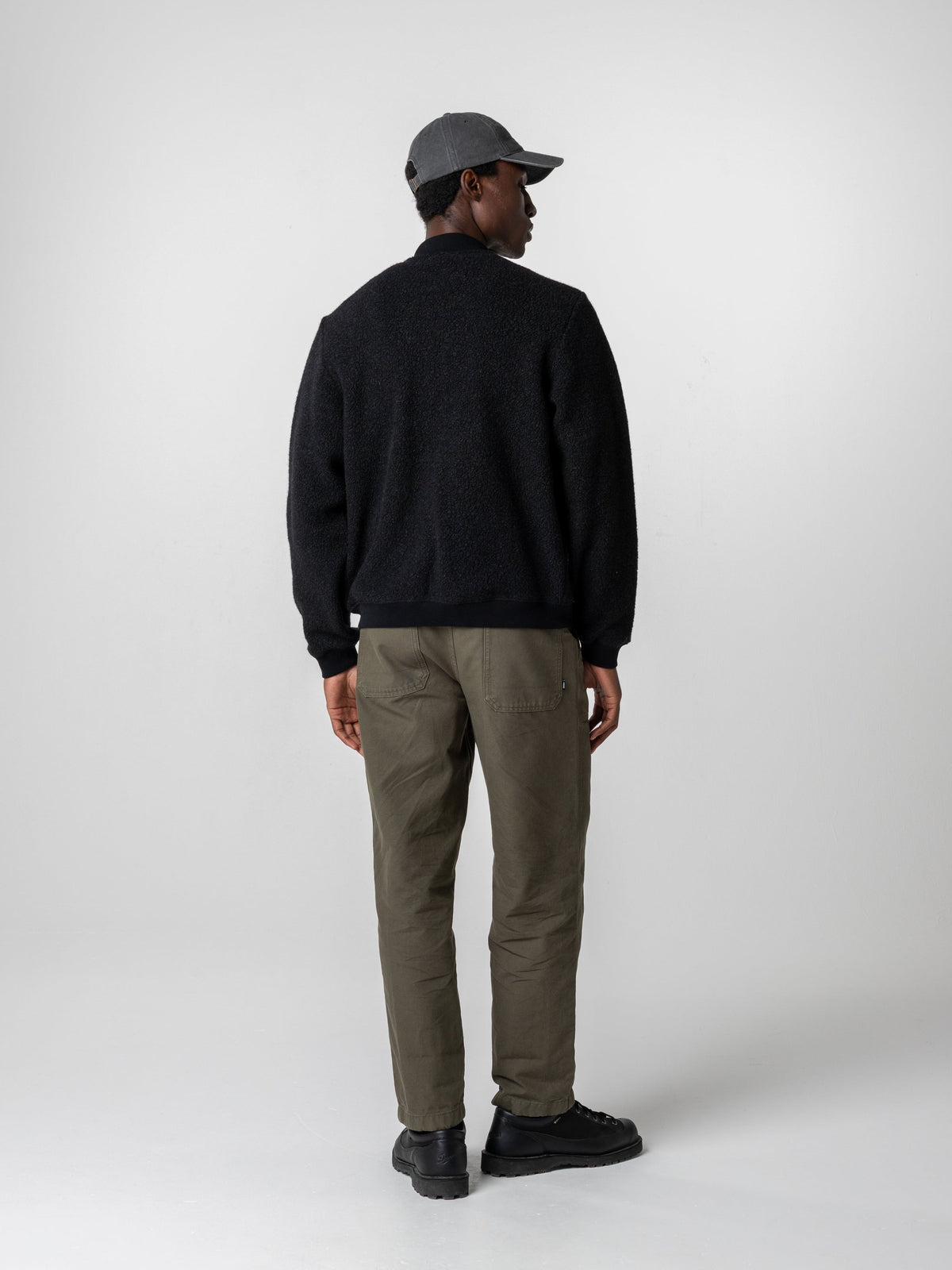 Men's Portell Wool Fleece Bomber Jacket