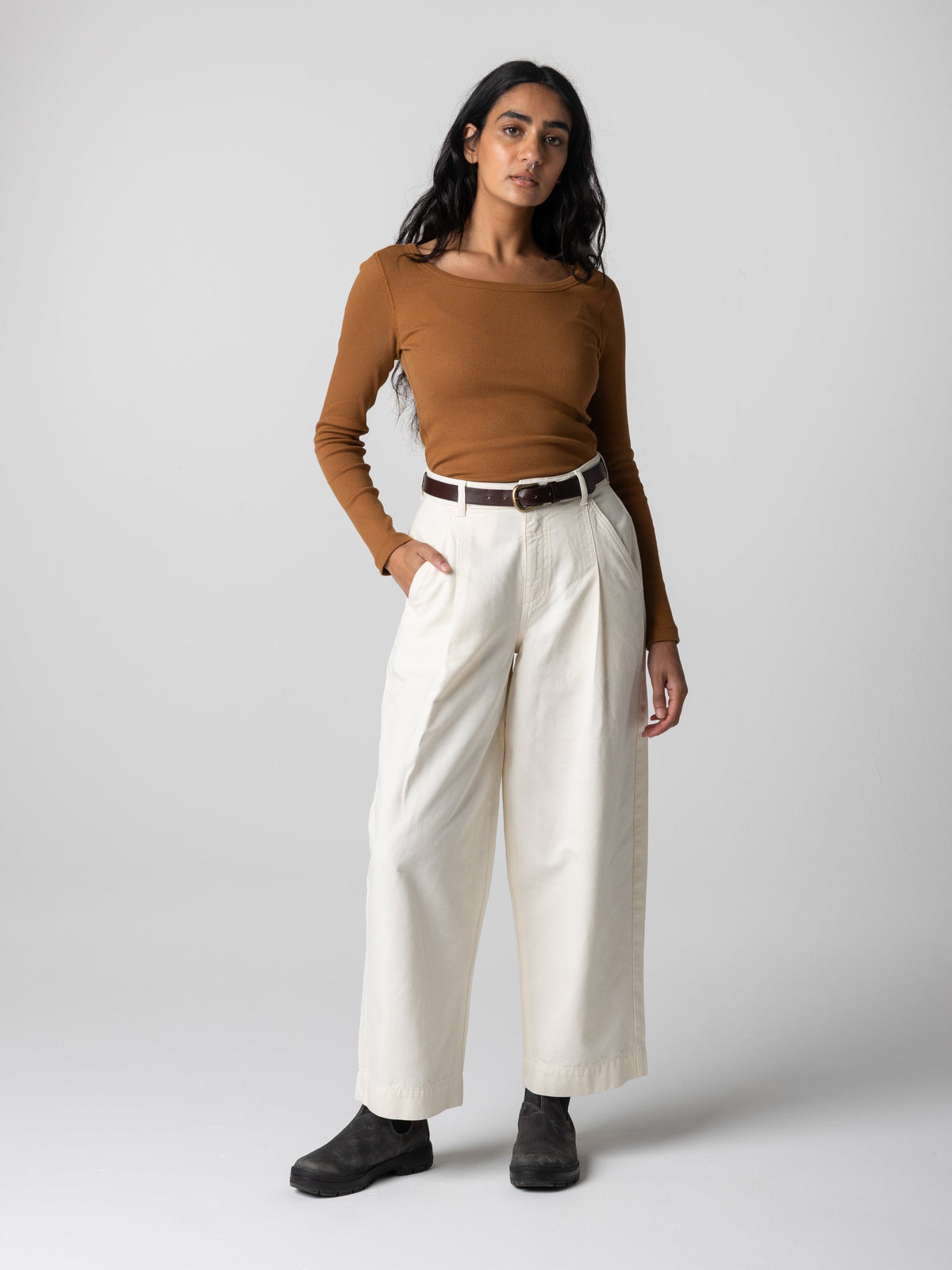 Women's Powes Ribbed Long Sleeve T-Shirt