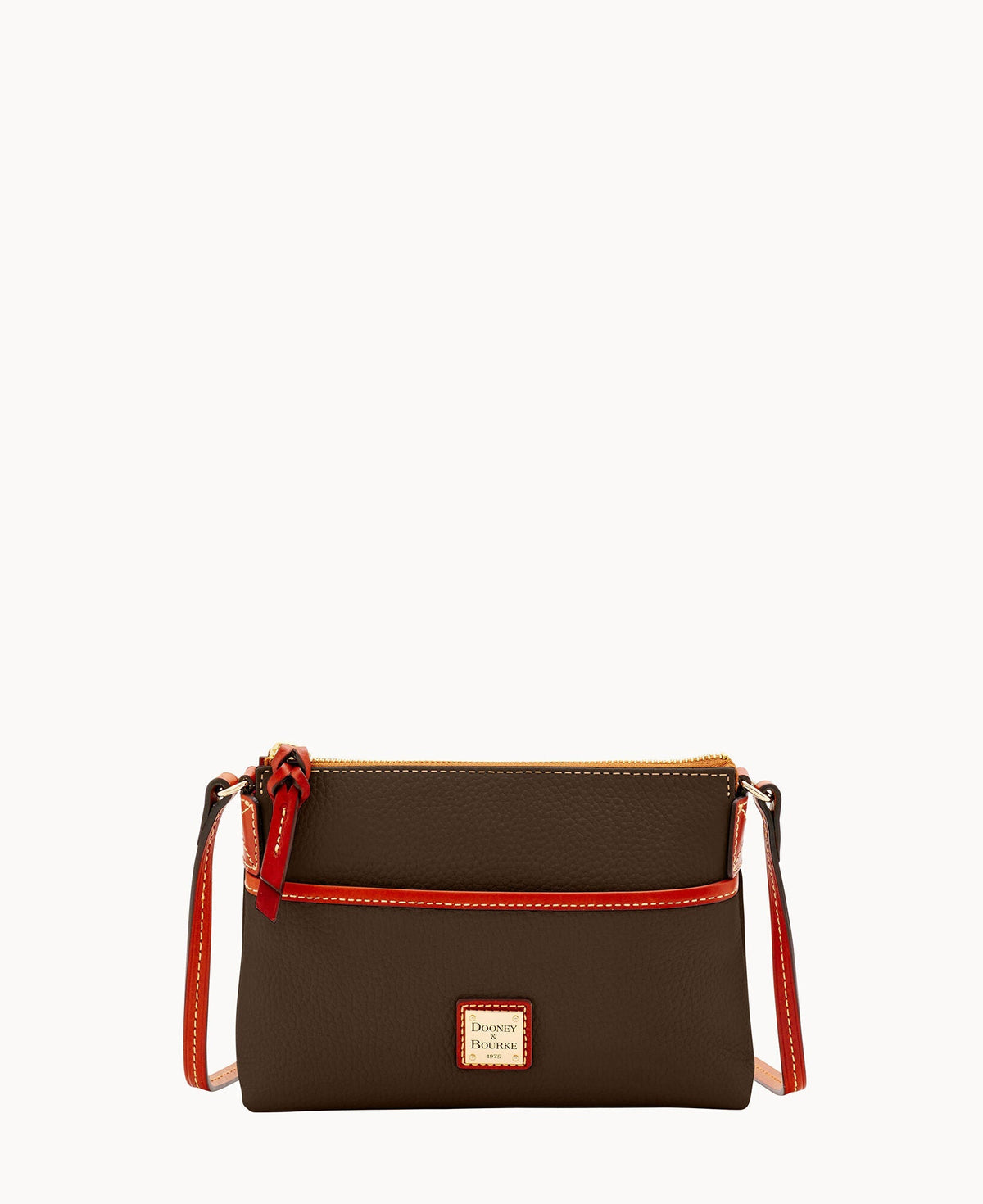 Pebble Grain Ginger Crossbody