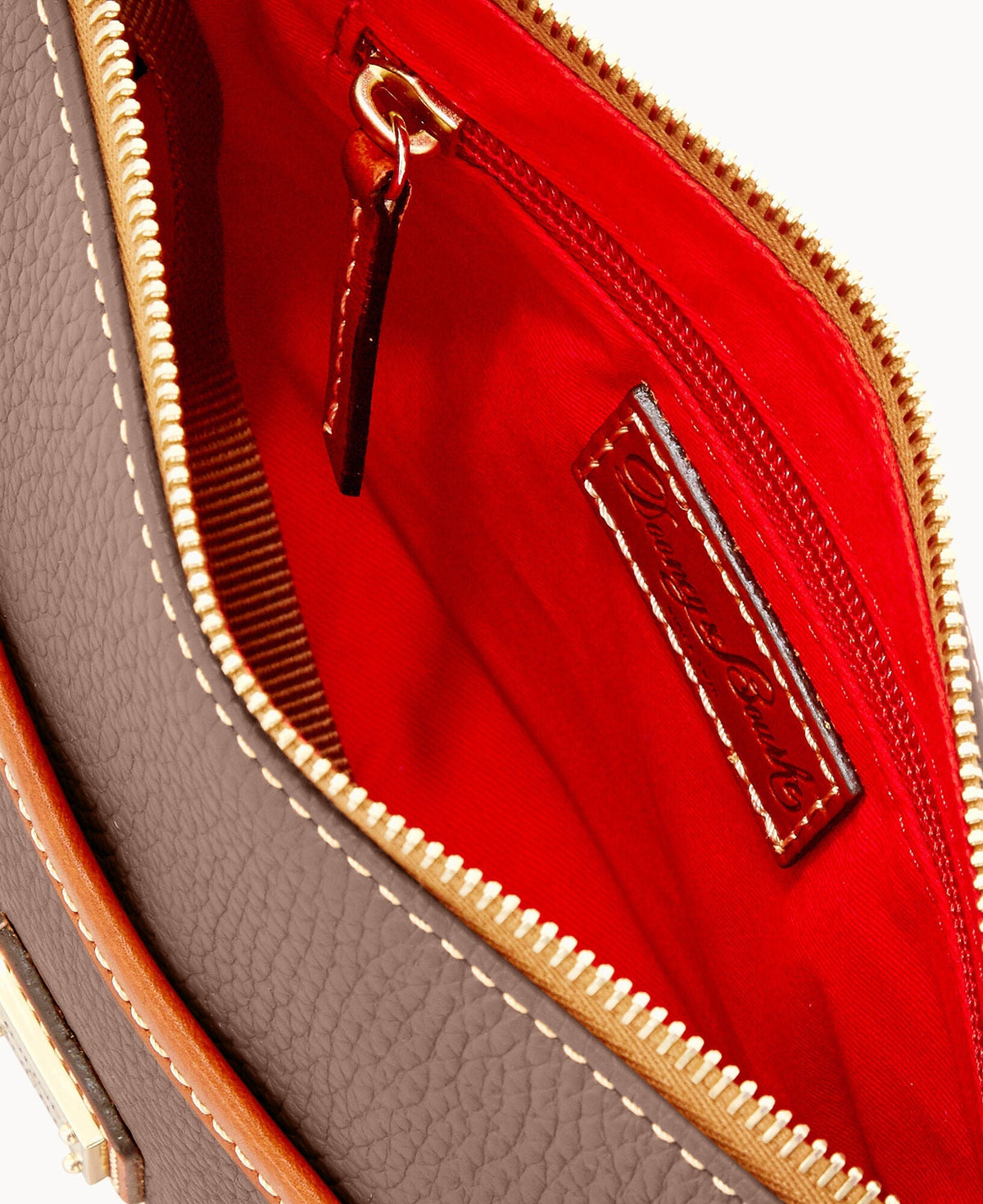 Pebble Grain Ginger Crossbody