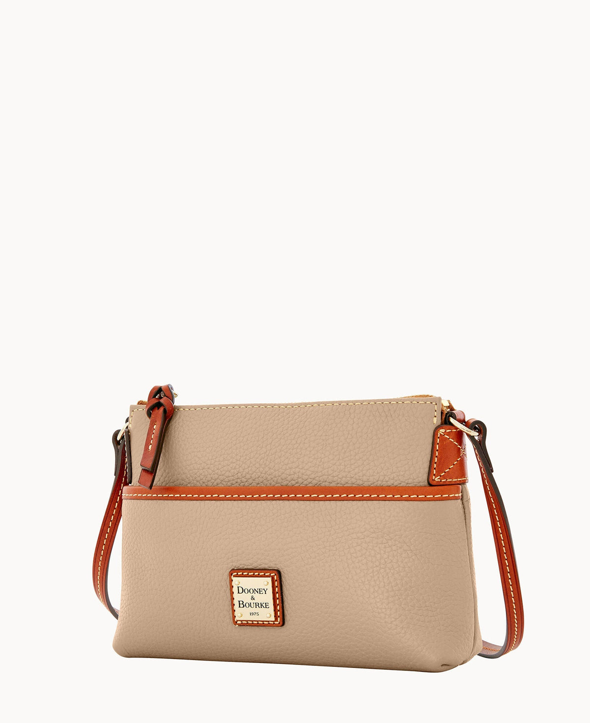 Pebble Grain Ginger Crossbody