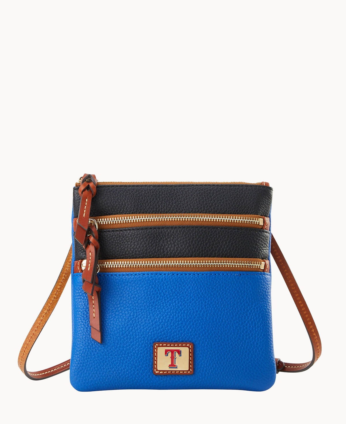 MLB Rangers Triple Zip Crossbody