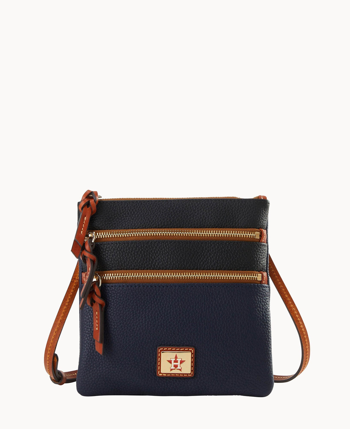 MLB Astros Triple Zip Crossbody