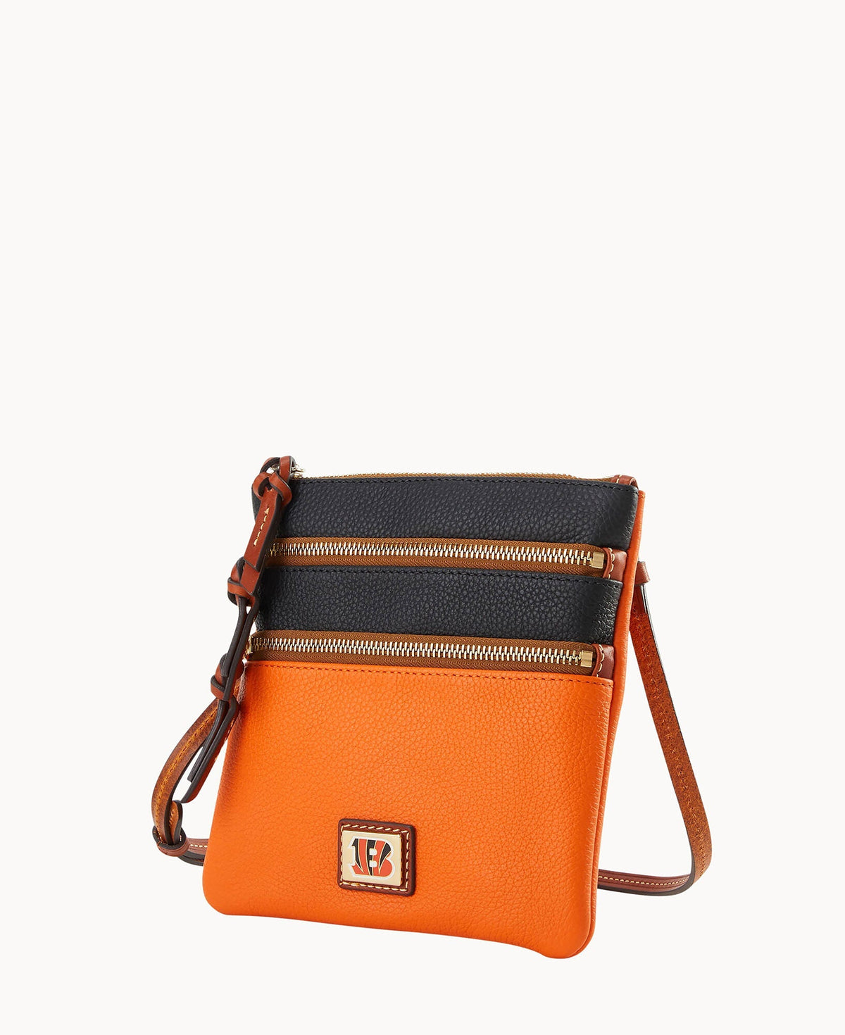 NFL Bengals Triple Zip Crossbody