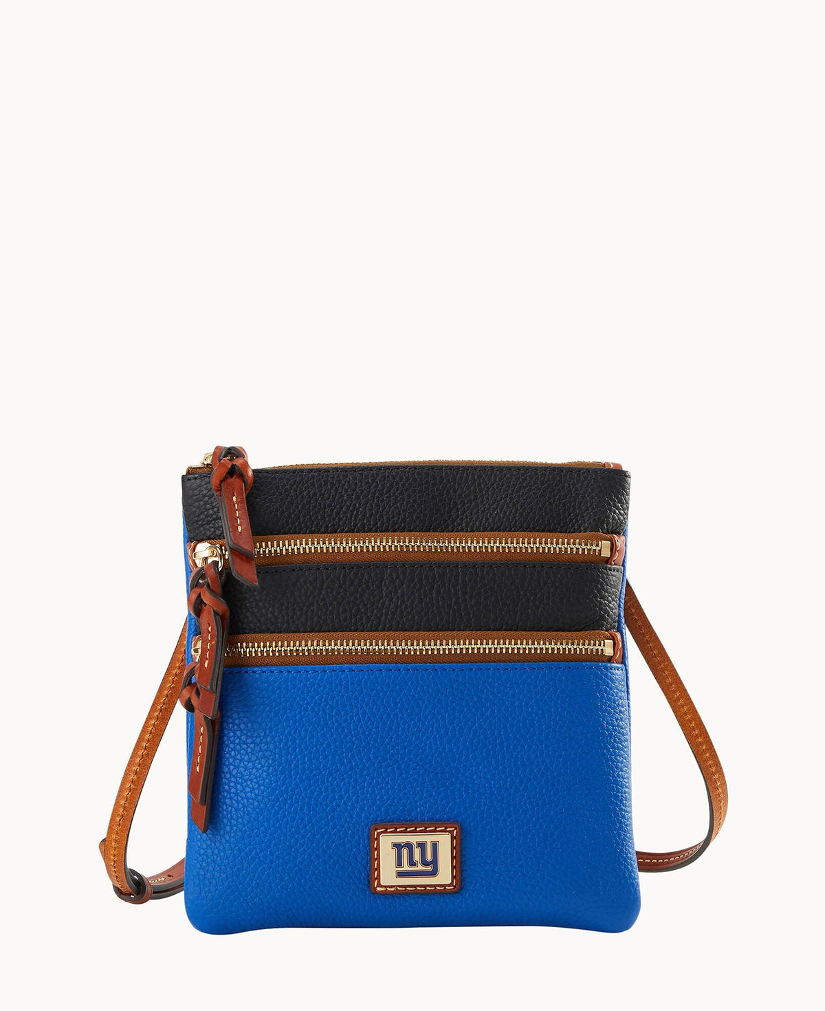 NFL NY Giants Triple Zip Crossbody