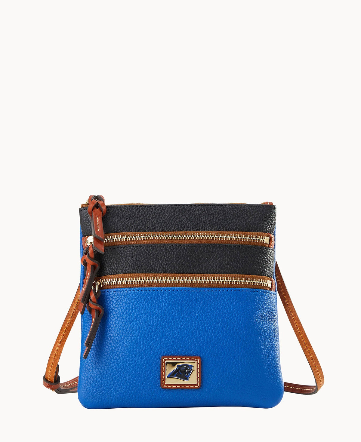 NFL Panthers Triple Zip Crossbody