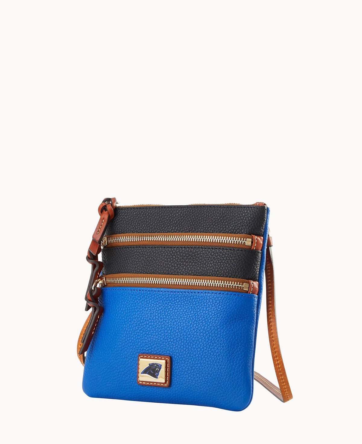 NFL Panthers Triple Zip Crossbody