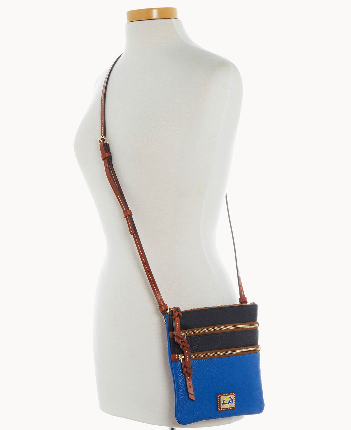 NFL Rams Triple Zip Crossbody