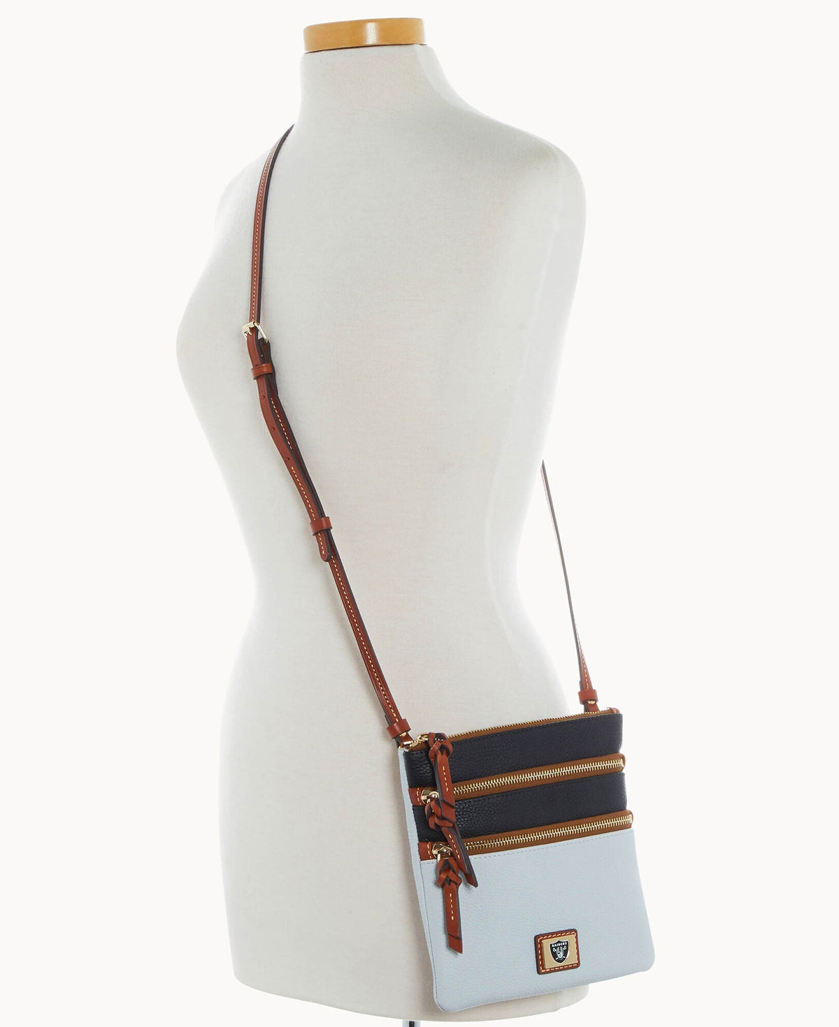 NFL Raiders Triple Zip Crossbody
