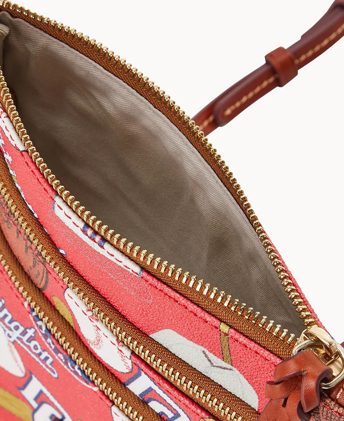 MLB Nationals Triple Zip Crossbody