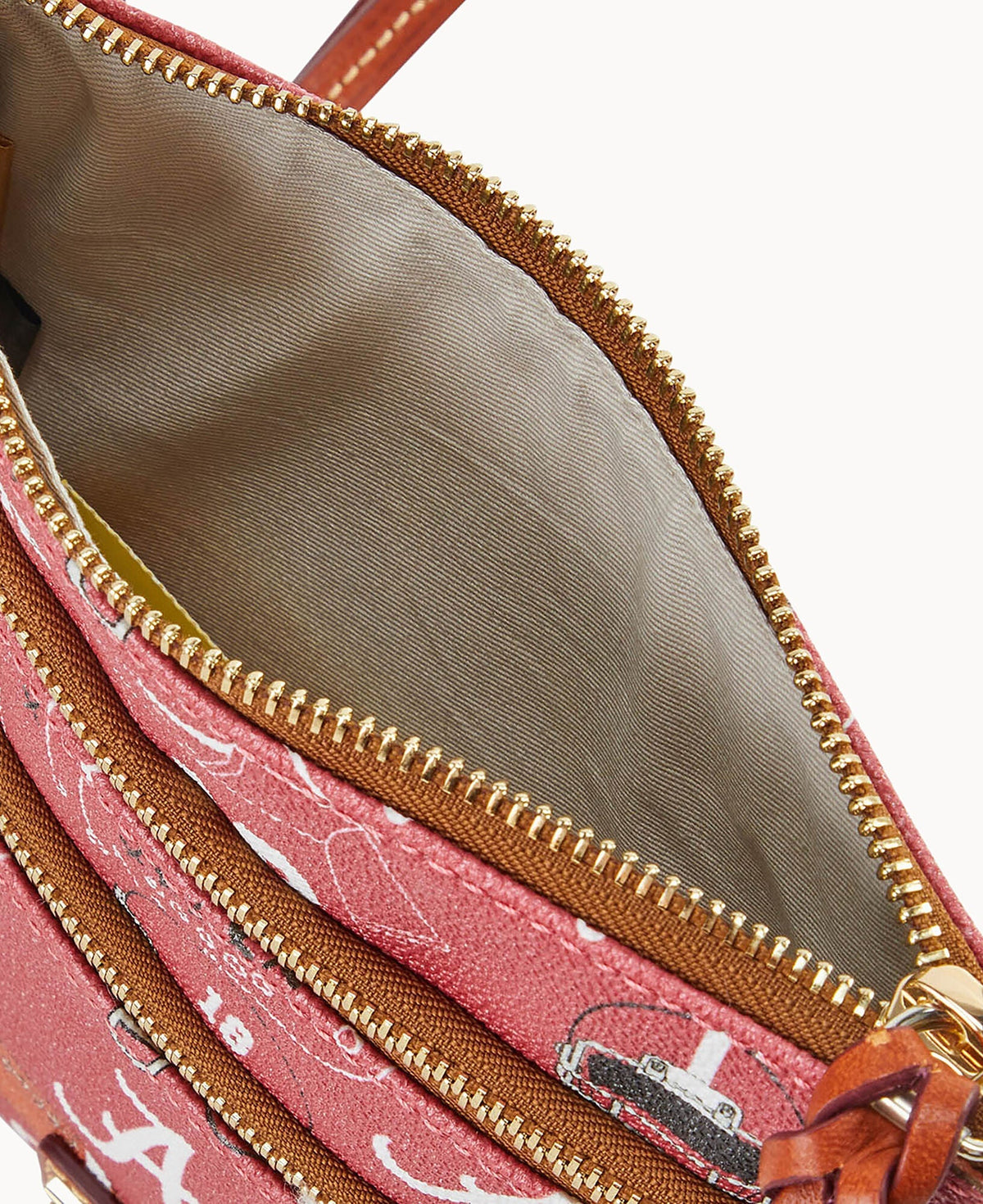 Collegiate University of Alabama Triple Zip Crossbody