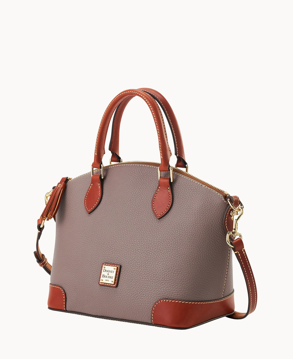 Pebble Grain Geena Satchel