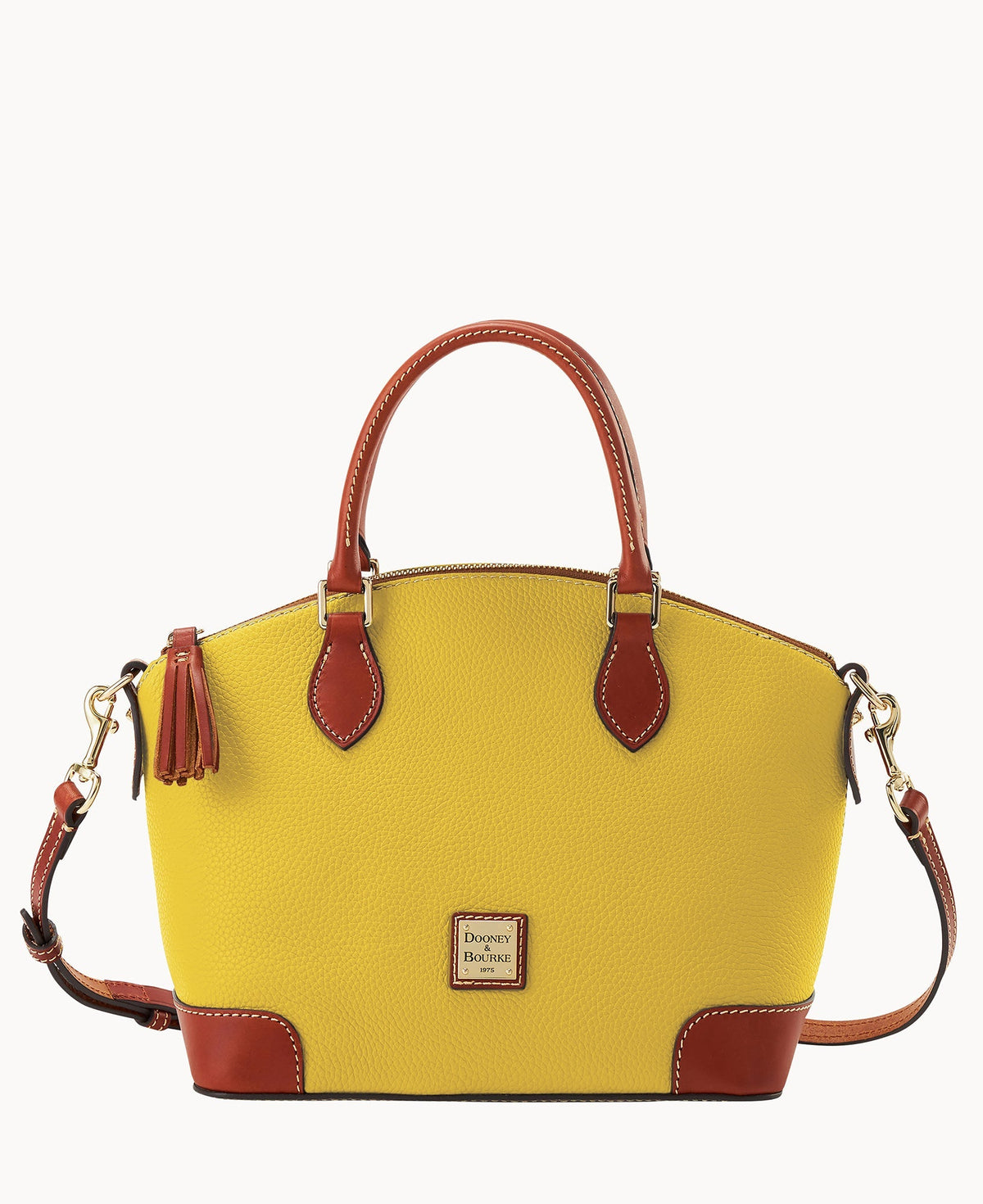 Pebble Grain Geena Satchel