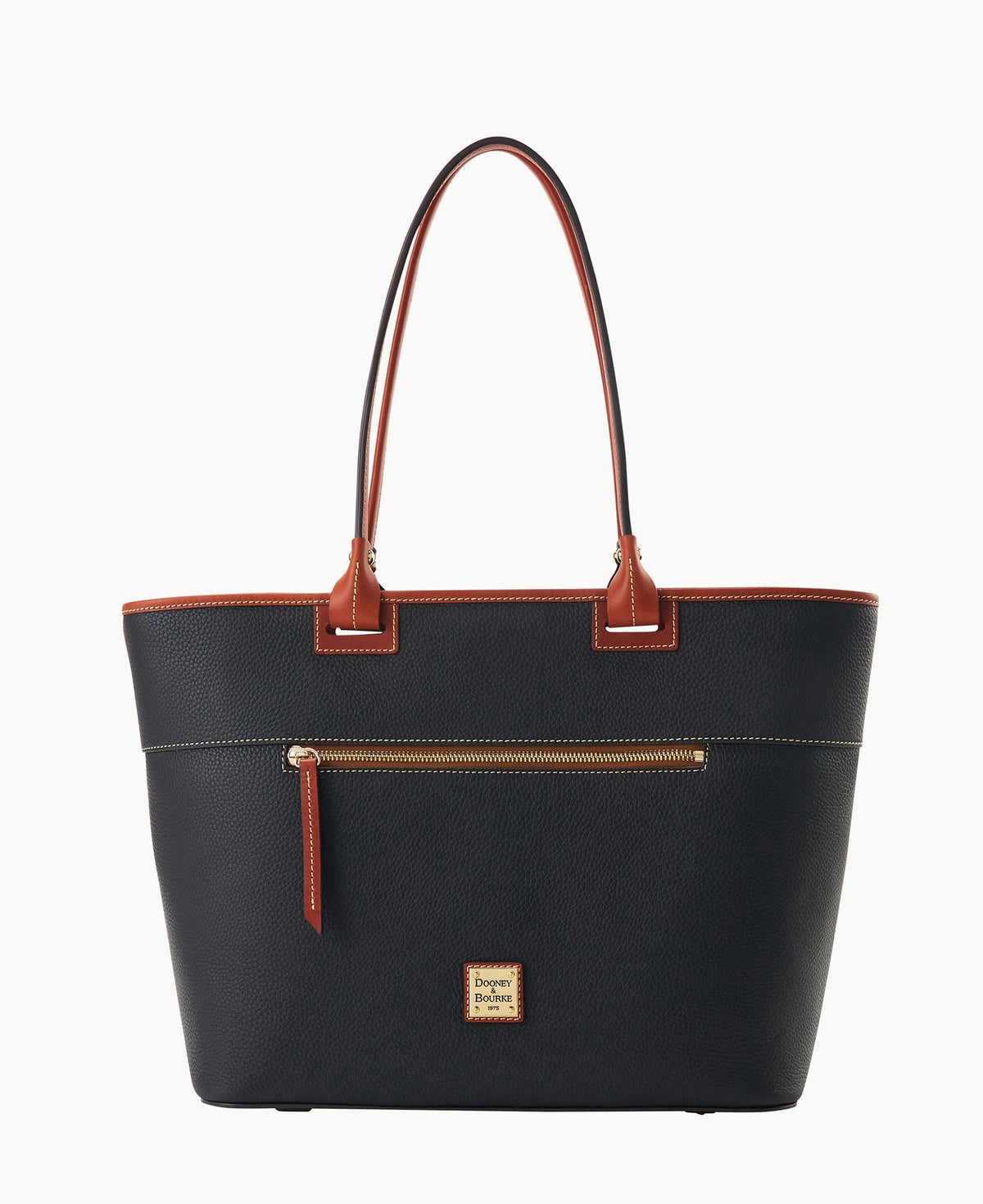 Pebble Grain Large Zip Tote