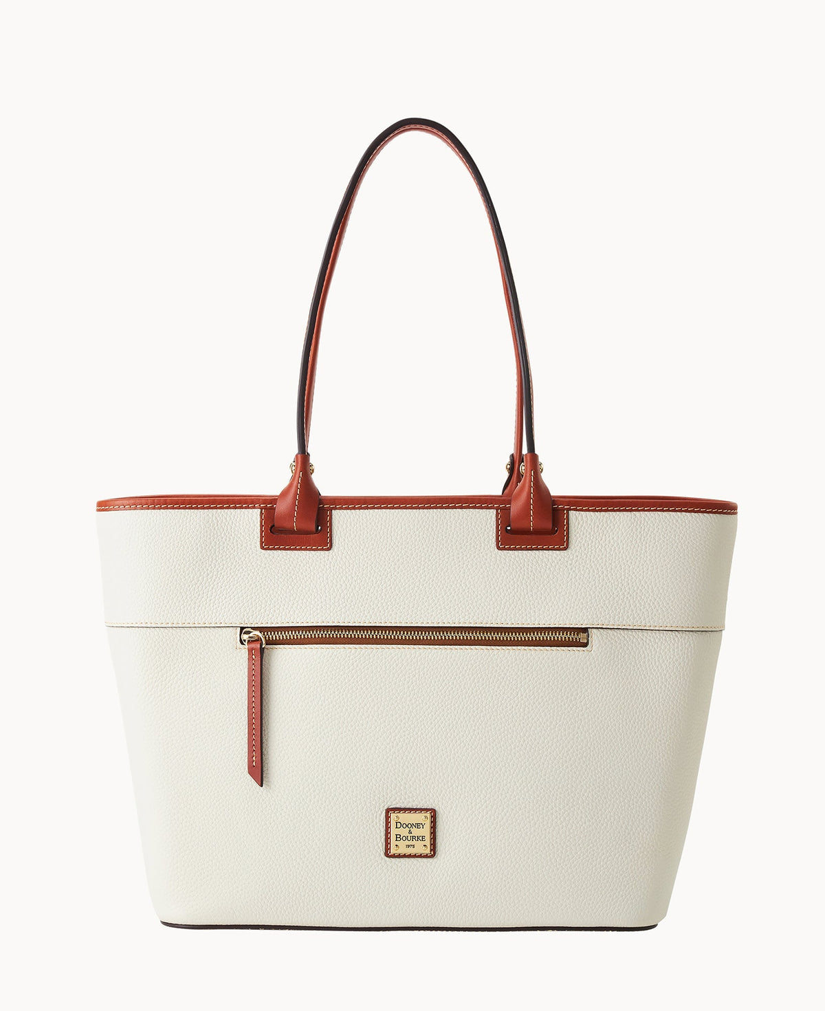 Pebble Grain Large Zip Tote