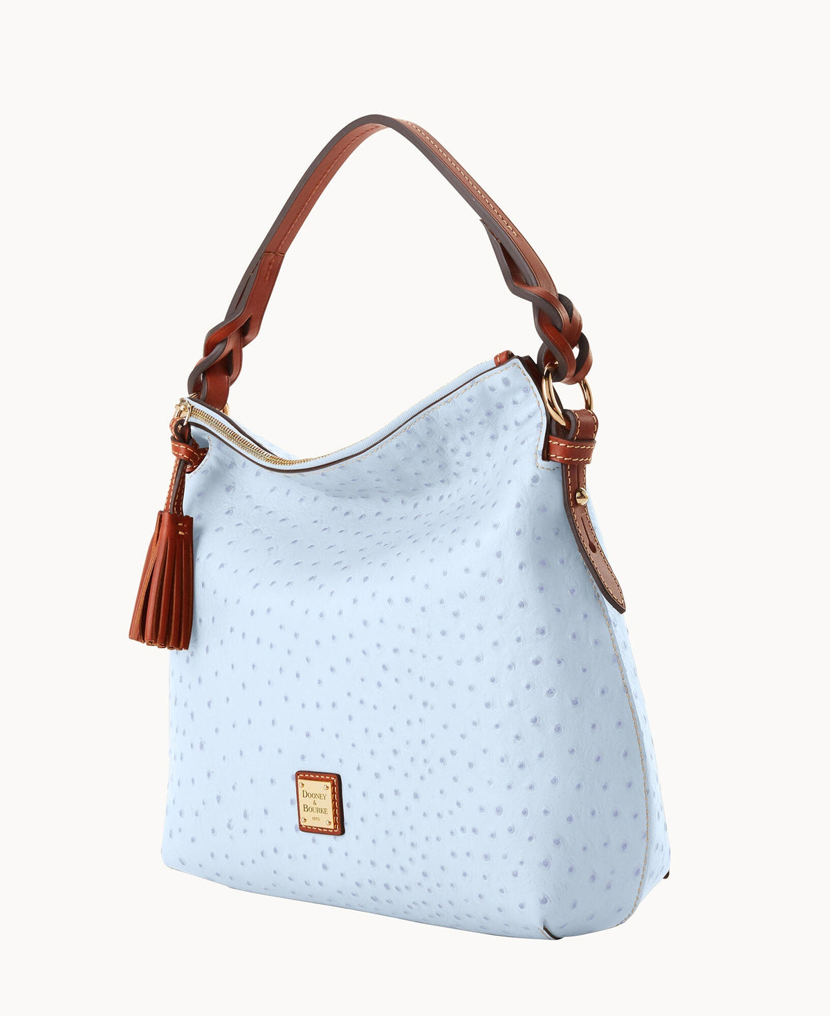 Ostrich Twist Strap Hobo